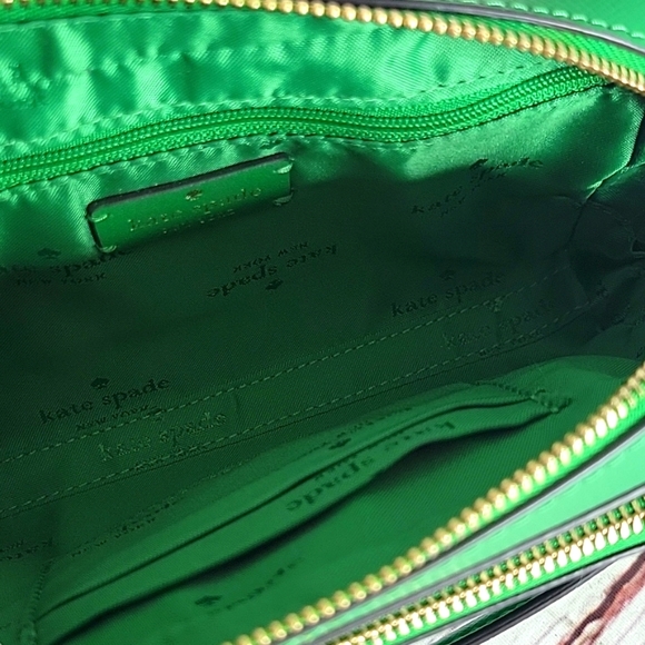 Kate Spade Staci Green Leather Crossbody Bag - Picture 9 of 12